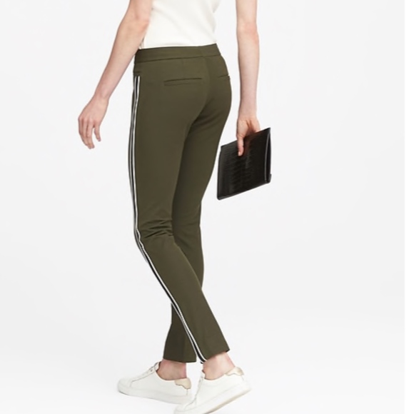 Banana Republic Skinny-Fit Side-Stripe Pants - Picture 2 of 7